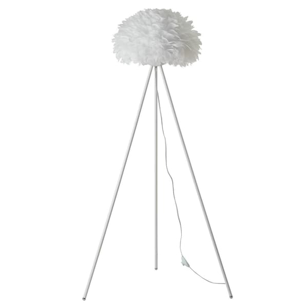 Floor Lamp In White Finish